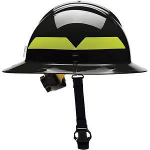 BULLARD FHBKR Fire Helmet Black Thermoplastic | AA6FZV 13W830