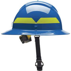 BULLARD FHBLR Fire Helmet Blue Thermoplastic | AA6FZX 13W832