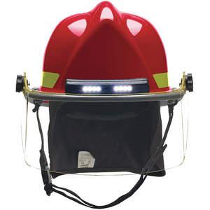 BULLARD LTXRDTL Feuerwehrhelm Traklite(R) Lichtsystem Rot | AH8QUG 38YA06