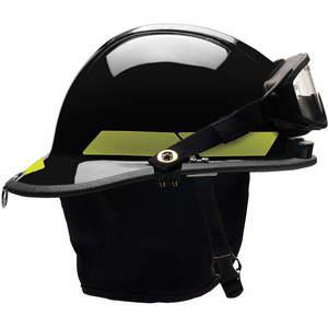 BULLARD PXSBKTLGIZ2 Fire Helmet Black Thermoplastic | AA6FYG 13W794