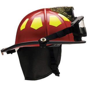 BULLARD UM6RD6LGIZ2 Fire Helmet Red Fiberglass | AA6EYZ 13W079