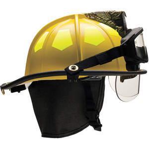 BULLARD UM6YL6BBRK2 Fire Helmet Yellow Fiberglass | AA6EZH 13W087