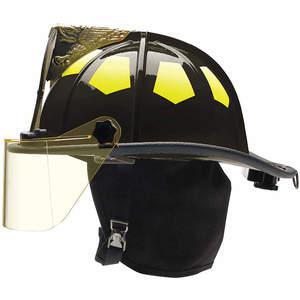 BULLARD US6BK6L Fire Helmet Black Fiberglass | AA6EZK 13W089