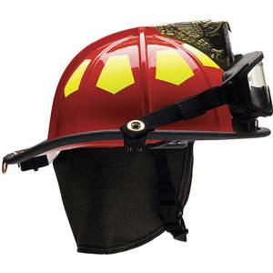 BULLARD US6RD6LGIZ2 Fire Helmet Red Fiberglass | AA6FAA 13W104