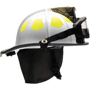 BULLARD US6WH6LGIZ2 Fire Helmet White Fiberglass | AA6EZU 13W097