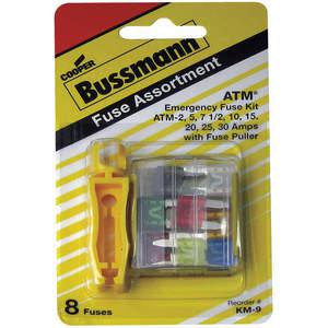 BUSSMANN BP/ATM-AH8-RPP Atm High Amp Fuse Emergency Kit | AE7WPQ 6AYG4