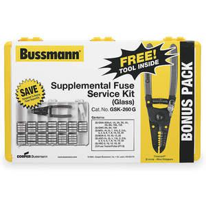BUSSMANN GSK-260 Kit Fuse Service Glass | AE2QFM 4YY88