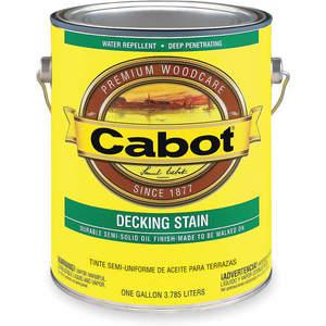 CABOT 140.0001416.007 Semi Solid Deck Stain New Cedar Flat 1gal | AC2WUG 2NTD2