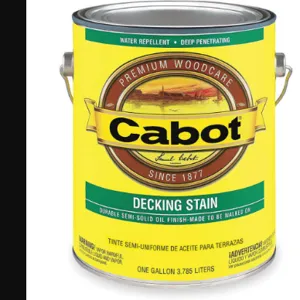 CABOT 140.0001416.007 Semi Solid Deck Stain New Cedar Flat 1gal | AC2WUG 2NTD2