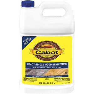 CABOT 140.0008007.007 Wood Cleaner Clear 1 Gallon | AC7WJN 38Y033