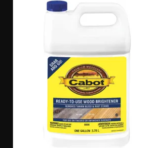 CABOT 140.0008007.007 Wood Cleaner Clear 1 Gallon | AC7WJN 38Y033