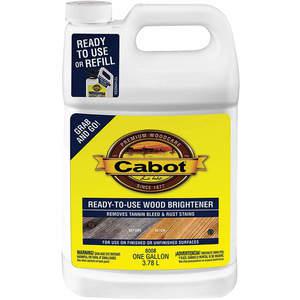 CABOT 140.0008008.007 Wood Brightener Clear None 1 Gallon | AC7WJP 38Y034