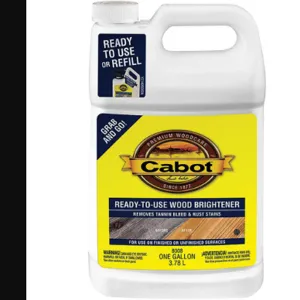 CABOT 140.0008008.007 Wood Brightener Clear None 1 Gallon | AC7WJP 38Y034