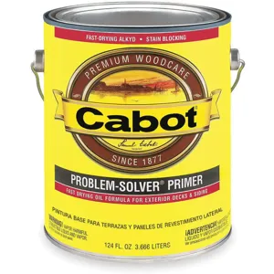 CABOT 140.0008511.007 Primer White 1 Gallon | AC2WUQ 2NTG5