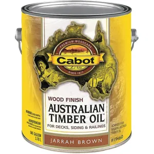 CABOT 140.0019460.007 Stain Jarrah Brown Toned Flat 1 Gallon | AC7WJM 38Y032