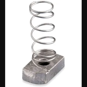 CADDY INDUSTRIAL SALES SPRA0037EG Channel Nut With Spring 3/8-16 Inch Steel | AB4EXR 1XJP5