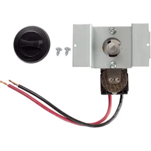 CADET UCT1B Single Pole Thermostat Mounted Black 25a | AG2MHQ 31LK49