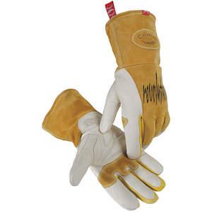 CAIMAN 1810-6 Glove Welding 14 Inch Length Tan And Gold Xl Pr | AB7GZX 23J985