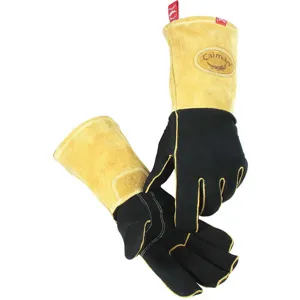 CAIMAN 1852-5 Glove Welding 14 Inch Length Black And Gold L Pr | AB7HAT 23K005