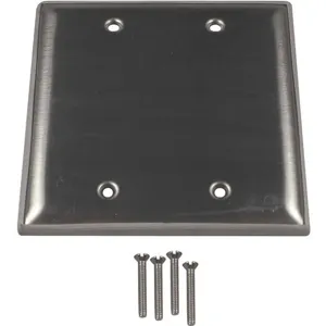 CALBRITE S607BLPLTD Electrical Box Cover Blank 4-1/2 Inch | AH6YCF 36LM19