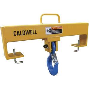 CALDWELL 10F-5-24 Gabelstaplerträger mit festem Haken, Tragfähigkeit 10000 Pfund | AD4CED 41D514