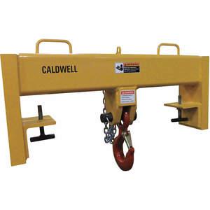 CALDWELL 10F-10-36 Gabelstaplerträger mit festem Haken, Tragfähigkeit 20000 Pfund | AD4CEK 41D520