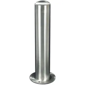 CALPIPE SECURITY BOLLARDS SSB04040-D Bollard Base Plate Dome 36 Inch H Colour Ss | AA8HXM 18G056