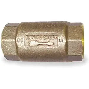 CAMPBELL 4032E Spring Check Valve Lead Free Brass 1-1/4 | AE7JFL 5YM06