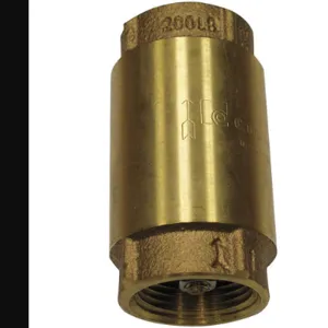 CAMPBELL CV-5TLF Spring Check Valve Low Lead Brass 1-1/4 | AC7AGP 36Y049