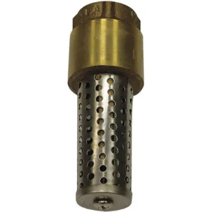 CAMPBELL FV-4TLF Spring Foot Valve Low Lead Brass 1 Inch | AC7AGU 36Y053