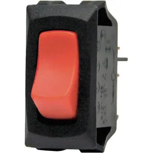 CARLING TECHNOLOGIES LRA911-RS-B/120N Lighted Rocker Switch Spst 3 Connections | AA8TWV 1A824