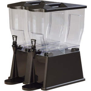 CARLISLE FOODSERVICE PRODUCTS 1085103 Beverage Dispenser Double 6 Gallon Black | AA4VBH 13F138