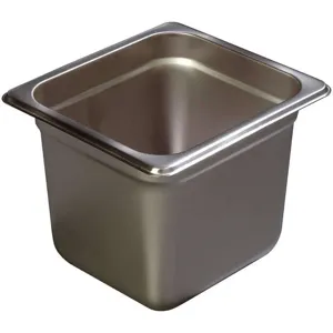 CARLISLE FOODSERVICE PRODUCTS 607166 Durapan Food Pan Sixth-size Stainless Steel - Pack Of 6 | AA4VDQ 13F293