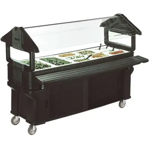 CARLISLE FOODSERVICE PRODUCTS 660803 Youth Food Bar Black | AA6KUZ 14D245