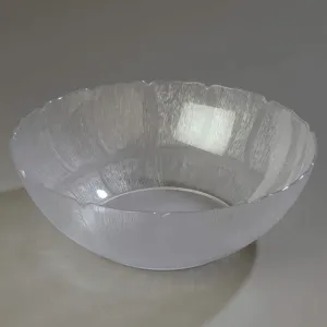 CARLISLE FOODSERVICE PRODUCTS 691707 Petal Mist Bowl 9-3/4 Quart Clear Pack Of 4 | AA6KNJ 14D079