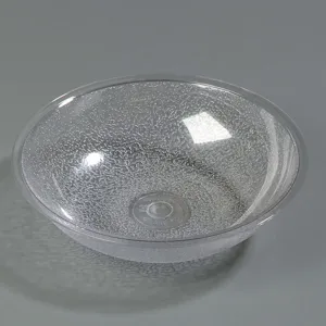 CARLISLE FOODSERVICE PRODUCTS 720607 Pebbled Bowl 19.2 Ounce Clear - Pack Of 12 | AA6KQV 14D138