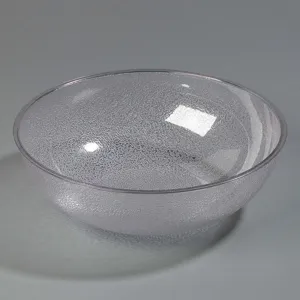 CARLISLE FOODSERVICE PRODUCTS 721507 Pebbled Bowl 11 Quart Clear Pack Of 4 | AA6KQZ 14D145