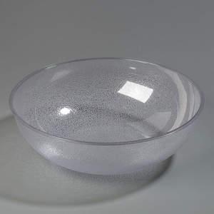 CARLISLE FOODSERVICE PRODUCTS 721807 Pebbled Bowl 18 Quart Clear Pack Of 4 | AA6KRA 14D146