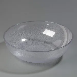 CARLISLE FOODSERVICE PRODUCTS 721807 Pebbled Bowl 18 Quart Clear Pack Of 4 | AA6KRA 14D146