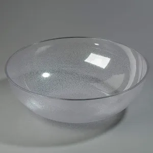 CARLISLE FOODSERVICE PRODUCTS 722307 Pebbled Bowl 33 Quart Clear Pack Of 4 | AA6KRB 14D147