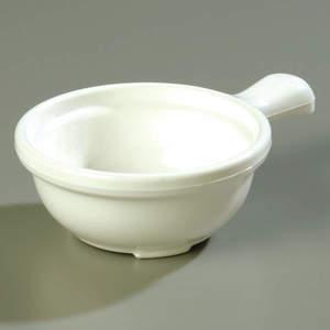 CARLISLE FOODSERVICE PRODUCTS 742002 Handled Soup Bowl 12 Ounce White - Pack Of 24 | AA6KNW 14D090