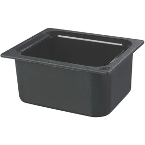 CARLISLE FOODSERVICE PRODUCTS CM110103 Half Size Food Pan 6 Quart Capacity Black | AD9XBM 4VML1