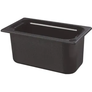 CARLISLE FOODSERVICE PRODUCTS CM110203 Third Size Food Pan 4 Quart Capacity Black | AD9XBP 4VML3