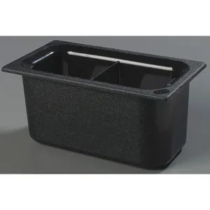 CARLISLE FOODSERVICE PRODUCTS CM110303 Third Size Food Pan 1.7 Quart Capacity Black | AD9XBQ 4VML4