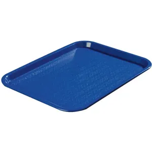 CARLISLE FOODSERVICE PRODUCTS CT141814 Cafeteria Tray, Fast Food, 15 lbs. Capacity, 18 Inch Length, 14 Inch Width, Blue | AA6KXG 61LV86