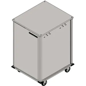 DINEX DXTQ2T1DPT12 Food Tray Cart 1 Door Pass-Thru 12 Trays | AH9QJV 40XC05