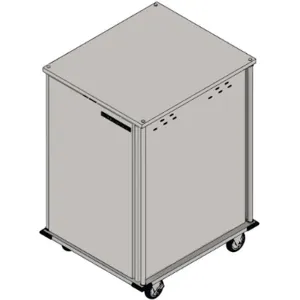 DINEX DXTQ2T1DPT14 Food Tray Cart 1 Door Pass-Thru 14 Trays | AH9QKD 40XC14