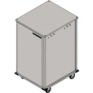 DINEX DXTQ2T1DPT16 Food Tray Cart 1 Door Pass-Thru 16 Trays | AH9QKC 40XC13