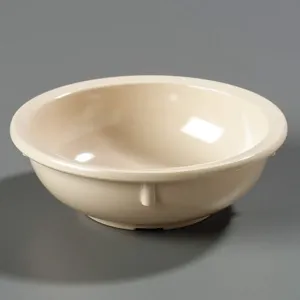 CARLISLE FOODSERVICE PRODUCTS KL11825 Nappie Bowl, 10 Oz. Capacity, Tan | CH6PXY 61LW42