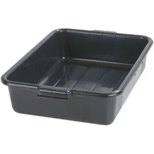 CARLISLE FOODSERVICE PRODUCTS N4401003 Tote Box 20 Inch Length x 15 Inch Width x 5 Inch Height Black | AH4NWV 35FR98